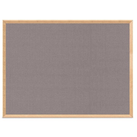 United Visual Products Decor Wood Combo Board, 60"x48", Cherry/White Porcelain & Cobalt UV704DEFAB-CHERRY-WHTPORC-COBACC